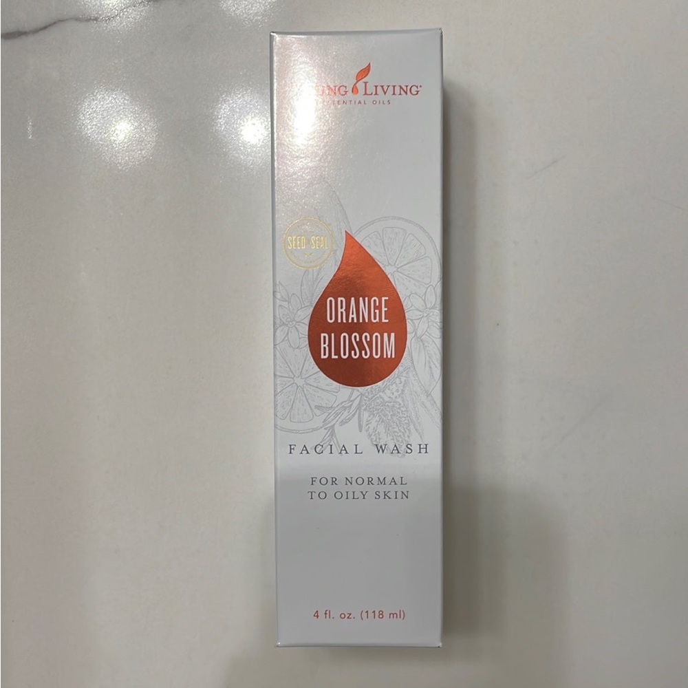 Young Living orange blossom facial wash